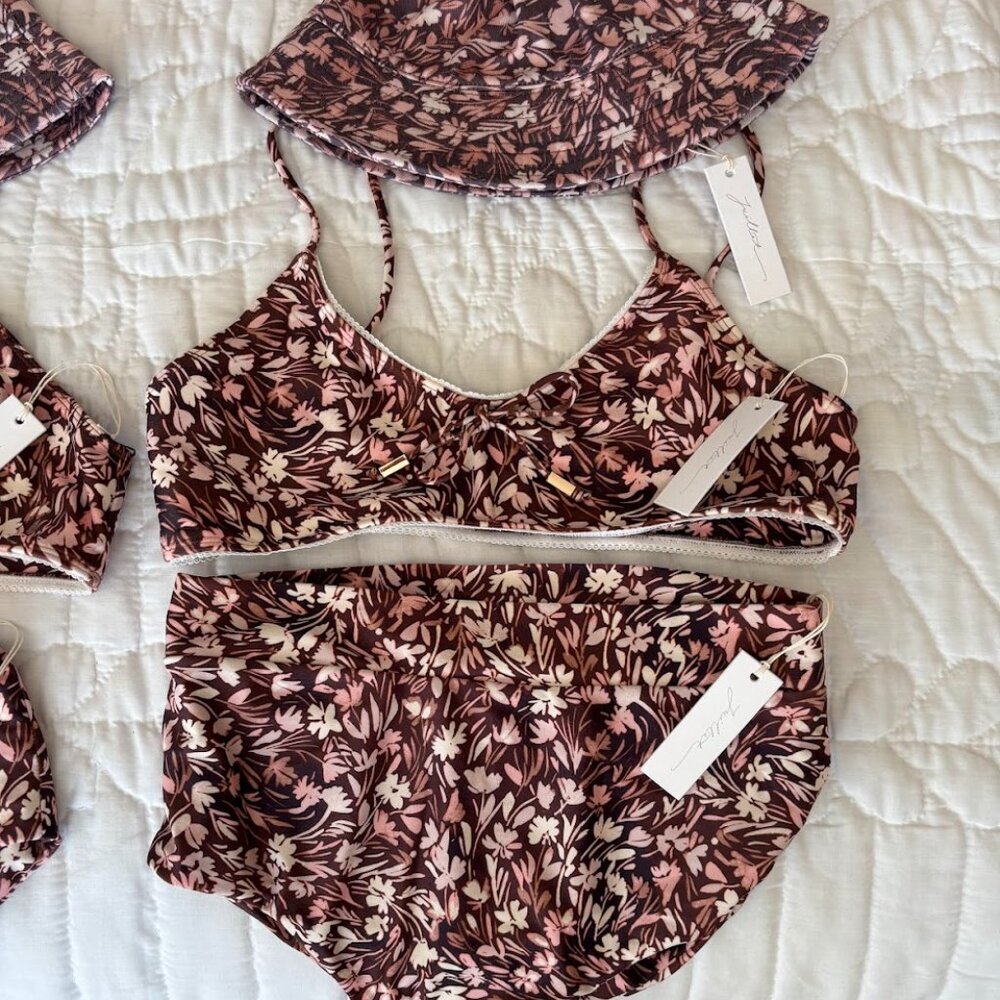 NWT - Two Sets of Juliette Porter Bikini with Matching Bucket Hats